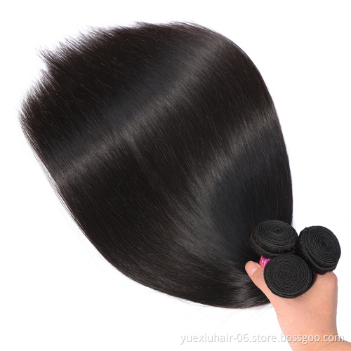 Wholesale 100% Full Cuticle Aligned Raw Virgin Human Hair Extensions 10A Grade Straight Hair Bundles